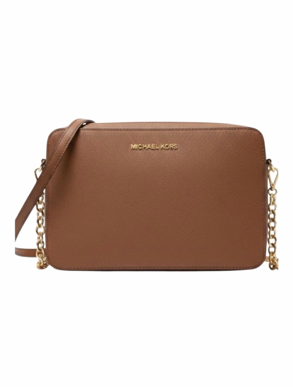 Michael Kors EW Crossbody bag Luggage Jet Set Large Saffiano Leather